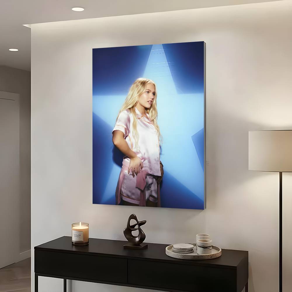 1 stuks Freya Skye Poster Sticker Print Waterdichte Muurkunst Voor Woonkamer Slaapkamer Huisdecoratie 10x15cm No Frame white