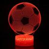 3D LED Night Sight Football Pattern 7 Color Change Desk Lamp For Kids