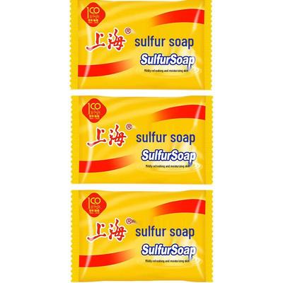 Sabão de Enxofre de Xangai 85g Pacote com 3