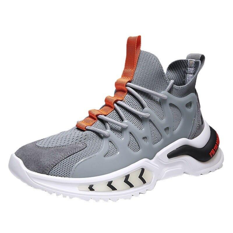 Men Women Running Shoes Tail Light Static Reflective Black Walking Sneakers Breathable Tennis Sport Shoes