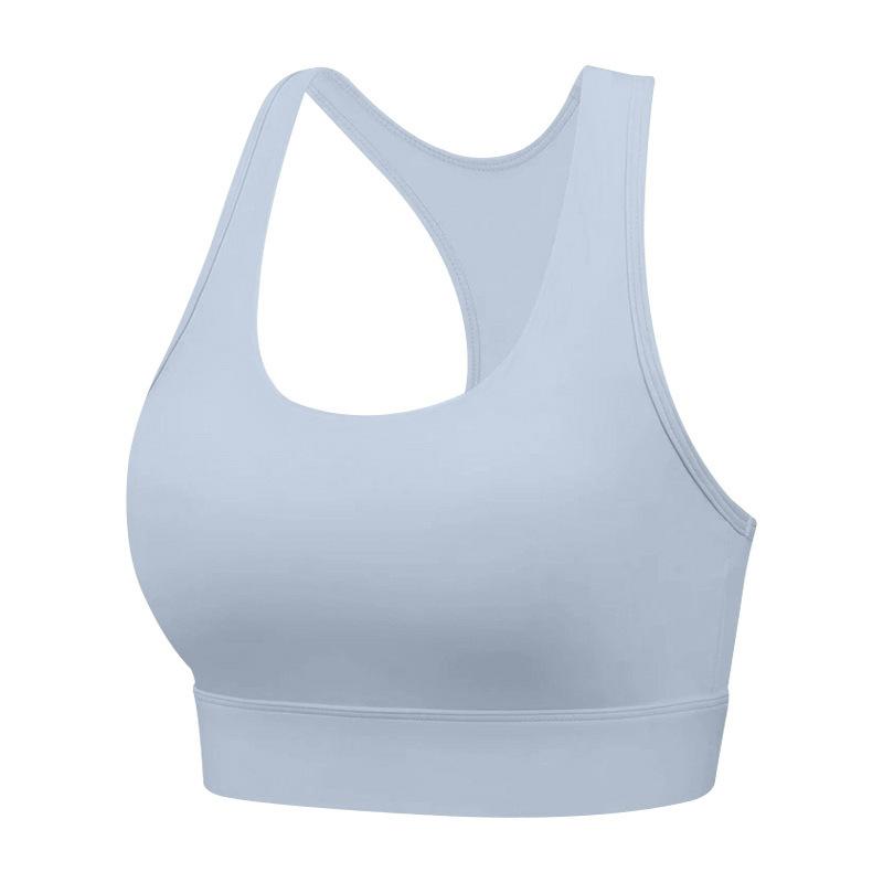Medium and high-intensity sports underwear women's I-shaped back shock-proof belt chest pad professional Pilates training yoga vest top