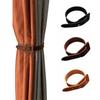 PU Leather Curtain Tie Strap Solid Color Curtains Fixing Tool Curtains Clamp Buckle  Bedroom