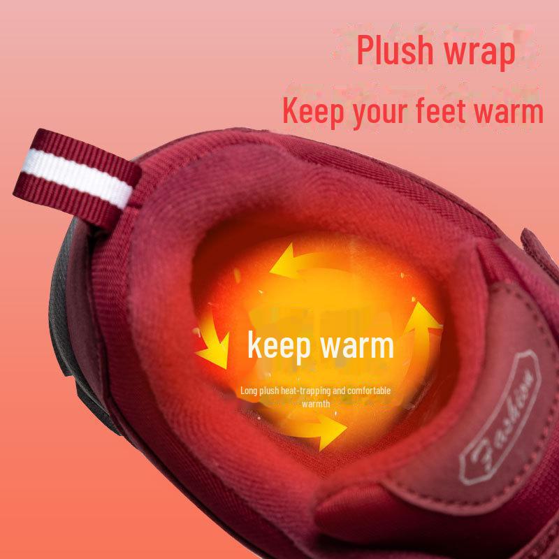 Men's and Women's Elderly Outdoor Walking and Hiking Shoes - Autumn/Winter, Thickened and Widened, Soft Sole