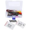 StraightCurved Tweezers Wrenches CrossSlot Screwdriver Screws Brush Scissors Kit with Storage Box