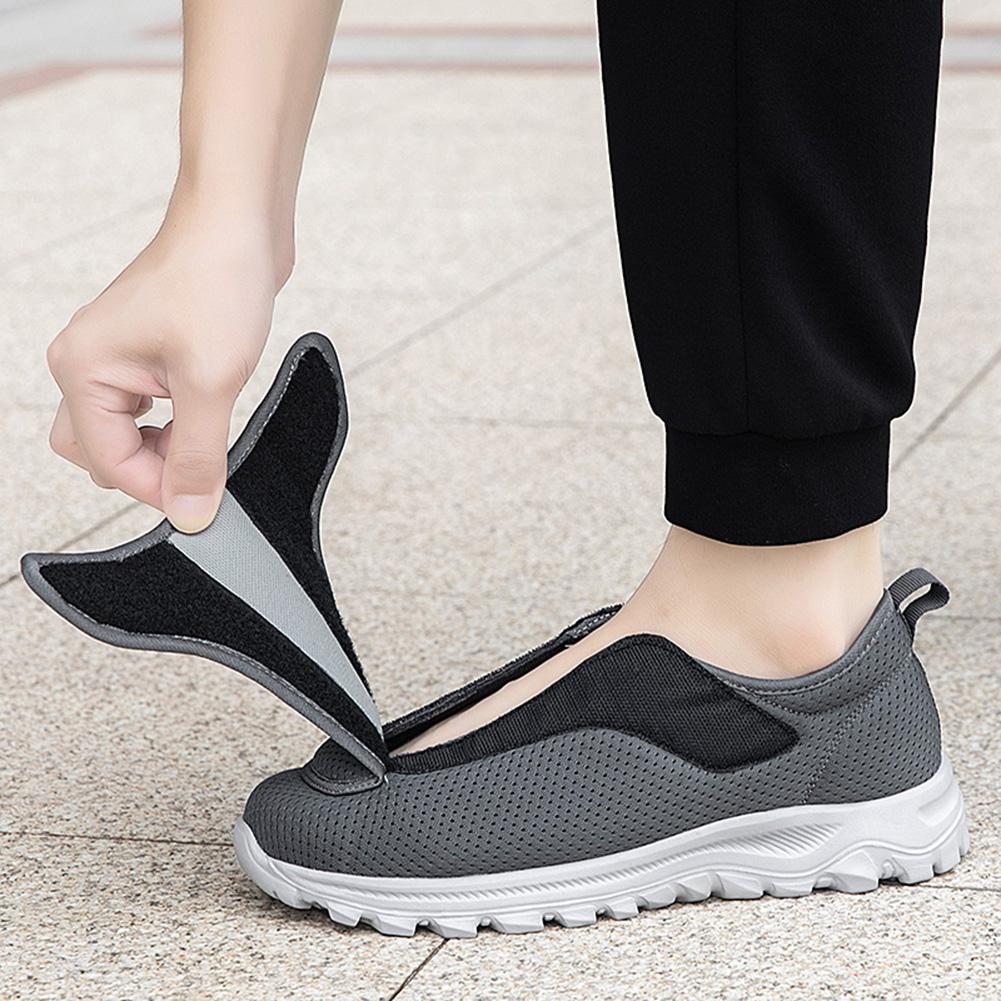 Lässige orthopädische Schuhe für breite Füße, geschwollene Schuhe für Männer, Daumenumkehrung, bequeme Diabetikerschuhe, Outdoor-Wanderschuhe