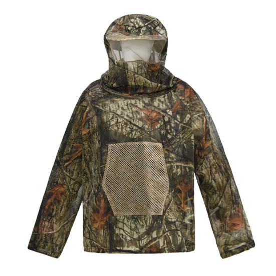 Camouflage Mosquito Suit for Men Women, Insect Mosquito Protection Jacket And Pants, Mosquito Proof Clothing with Mesh Hood for Outdoor Camping