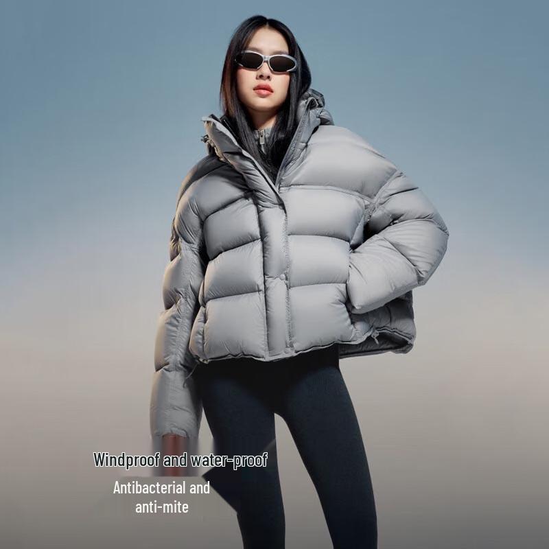 

Bosideng B40143102 Puffy Loose Hooded Down Jacket M