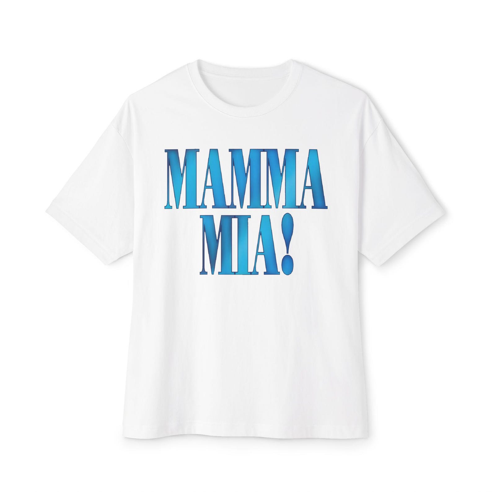 Mamma Mia Musical Logo Unisex Oversized Tees T-Shirt Size S-3XL M