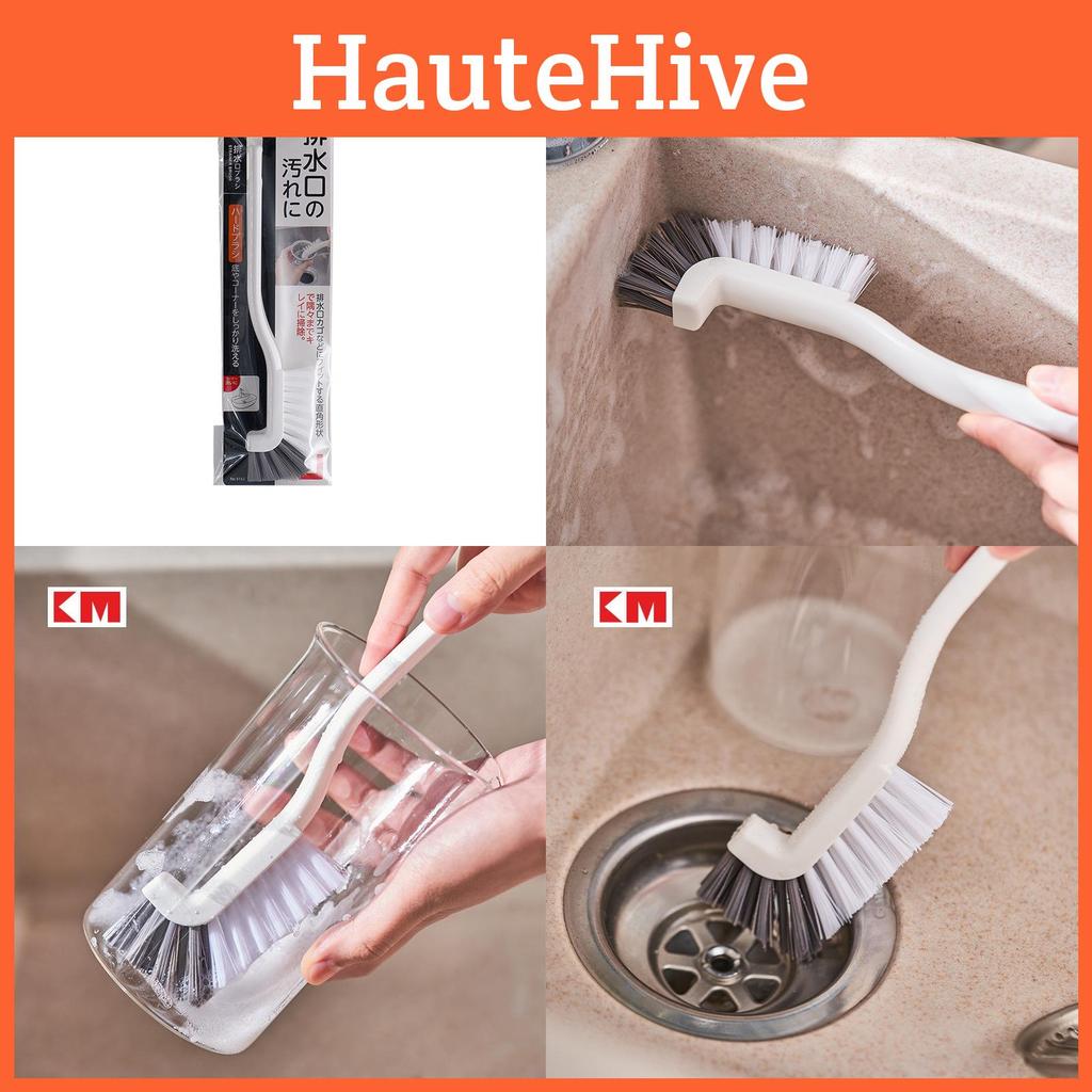 Hard Gap Bristle Cleaning Brush For Kitchen Sink Bathroom Tiles With Pp Handle Nylon