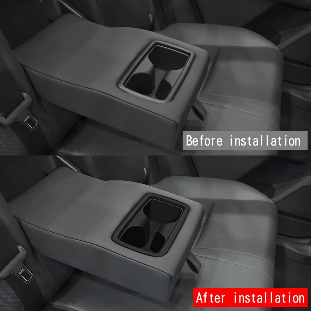 For the new RAV4 XA60 2nd row seat drink holder 2nd row storage washable silicone interior easy RAV4 2026 cover, tray, scratch-resistant,