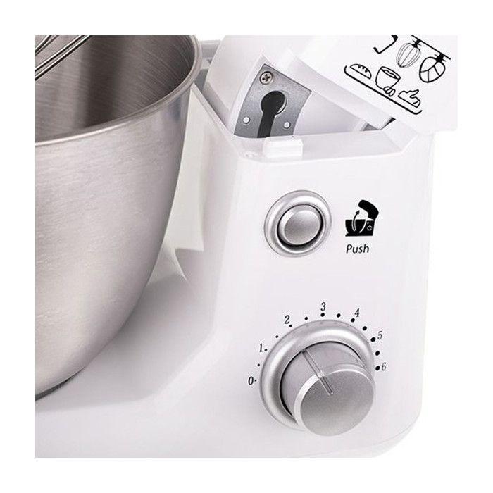 Robot pâtissier boulangerie cuisine ménager multifonction bol 4l adler ad4216 1000w blanc 34278