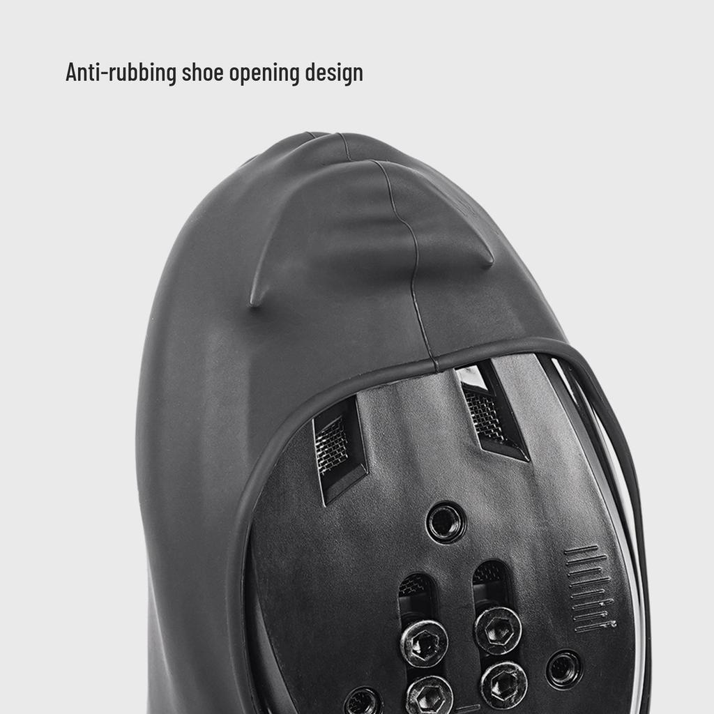 Lock Silicone Windproof Cycling Shoe Covers, Size 41-43, Non-slip & Warm.