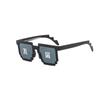 Pixel Mosaic Sunglasses Men Women Funny Retro Fashion Eyewear Unisex Birthday/Party Cosplay Gamer Robot UV400 Sun Glasses