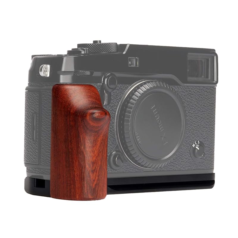 

WEPOTO Fujifilm X-PRO2 Hand Grip Metal Redwood Wood GP-XPRO2