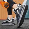 Cotton shoes men's 2025 autumn new high-top velvet thickened leisure sports thick-soled warm and cold-resistant travel dad shoes