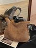 Korean Retro Handmade Woven Tote: Casual Fashion for Daily Commute & Travel