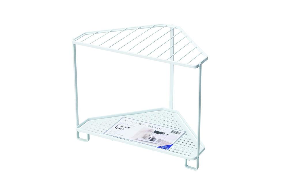 Pearl Metal Kitchen Fit Corner Rack 2 Tiers HB-5556