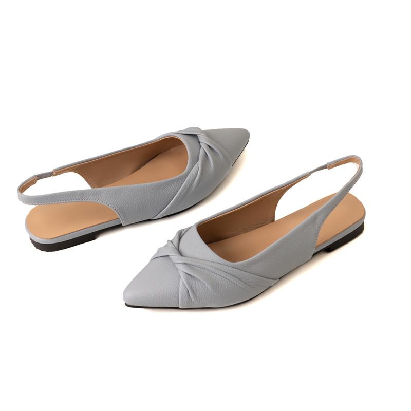 Women's Flat-soled Sandals Summer New Comfortable Versatile Pointed Large-size Sandals