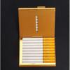 1 Pcs Mens Personalized Cigarette Case Ultra-thin Clamshell Cigarette Case Creative Easy to Carry and Protective