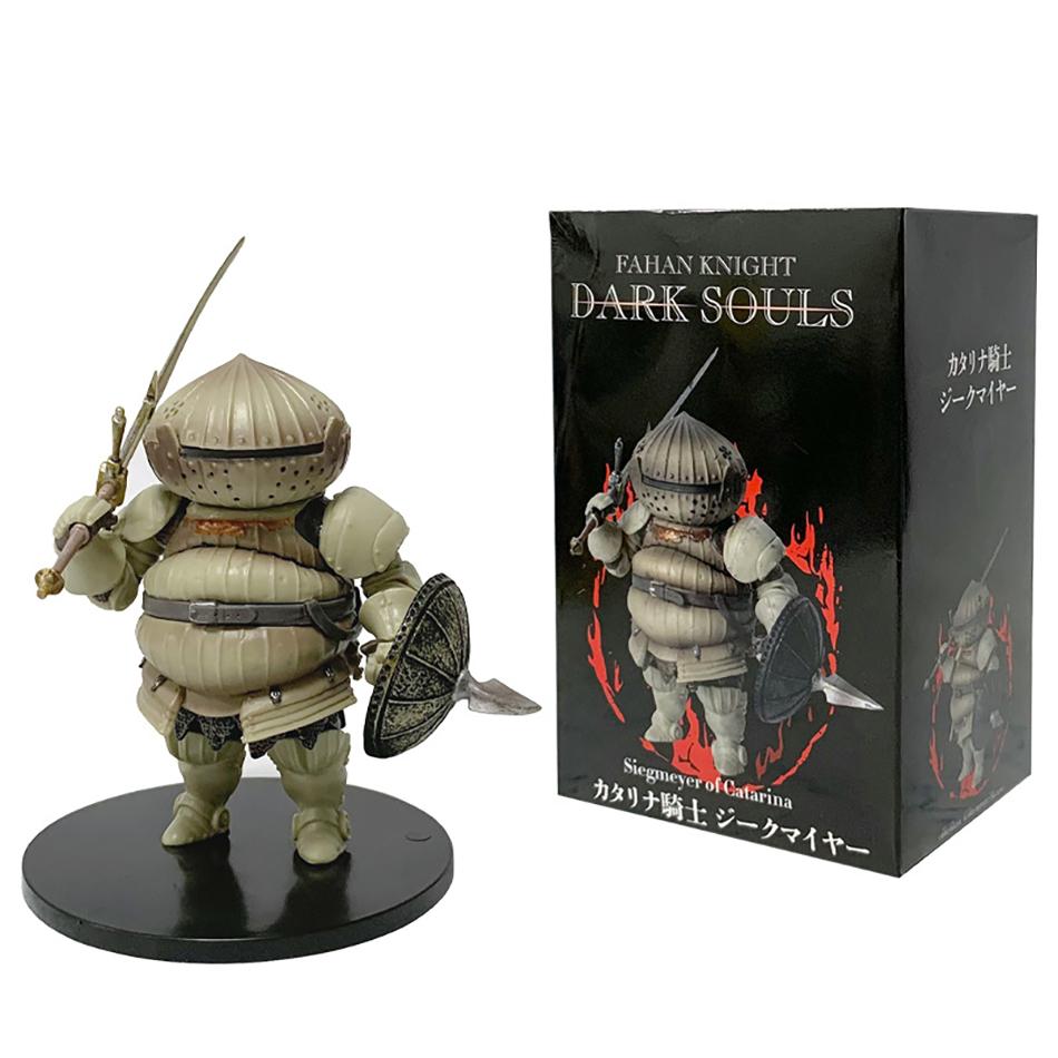 Game DARK SOULS Figure Series Q Version Black Knight Siegmeyer Of Catarina PVC Figure Dark Souls Figurine Model Decoration Kids