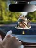 Coffee Cup Christmas Ornament Acrylic Hot Cocoa Tree Pendant Ornaments 2025 Christmas Decorations Xmas Navidad Party 2D