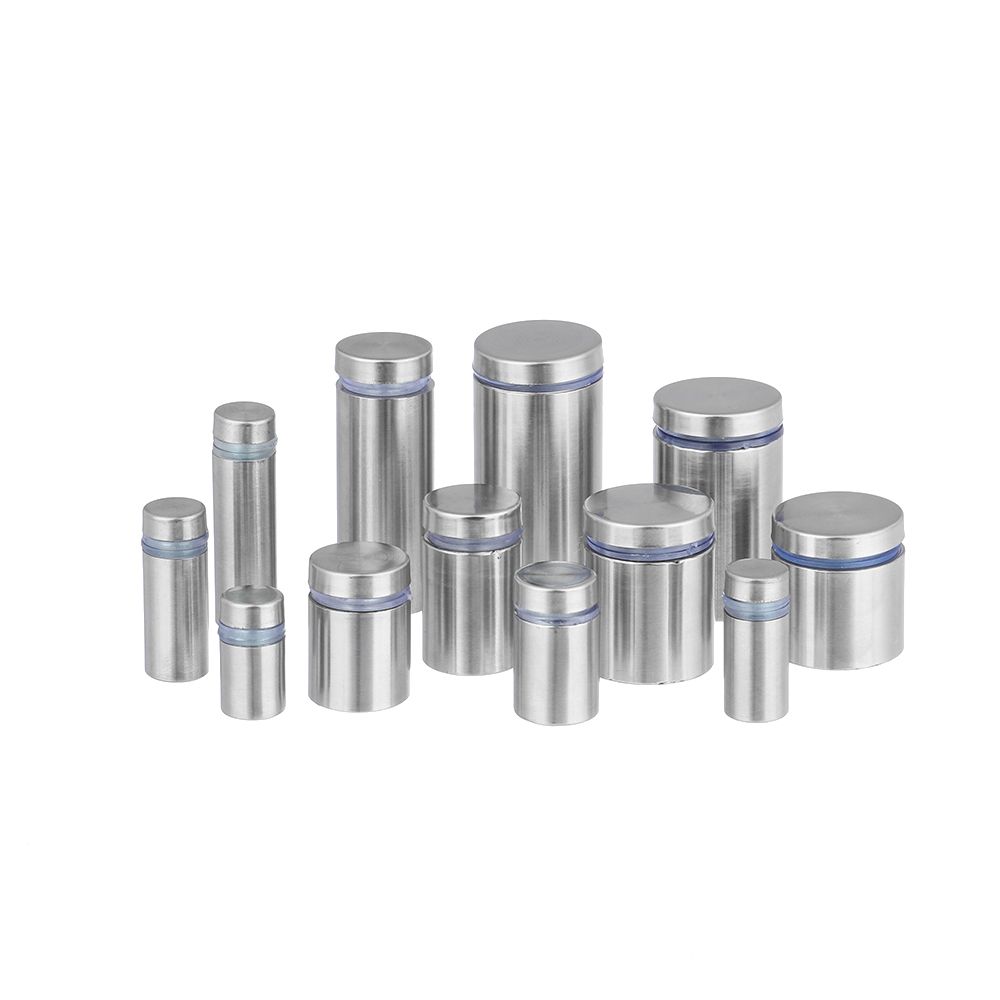 Decor Rack Stainless Steel Advertisement Standoffs Pin Glass Fasteners Advertising Board Fixed Nails Billboard Fixing Screws