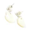 Les Trésors De Lily [E9105] - Boucles Argent 'Pure Love' Nacre