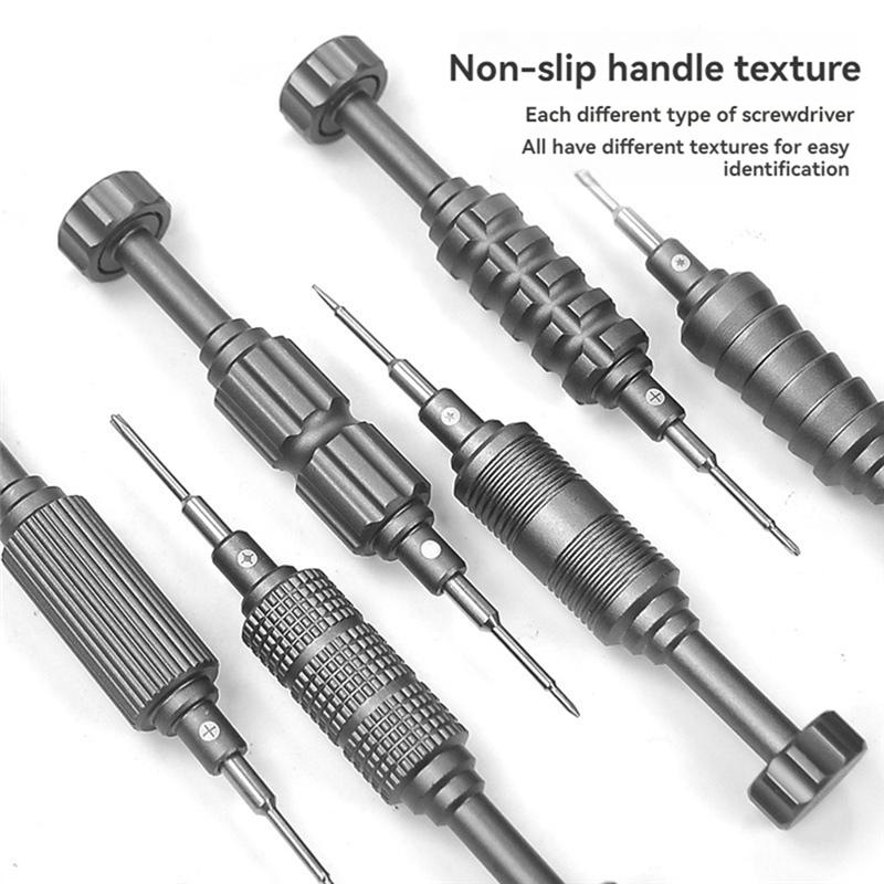 A96I-TE-674 High Hardness Screwdriver Kit Disassembly Tool Pentagonal Mobile Phone Watch Repair Opening Tool