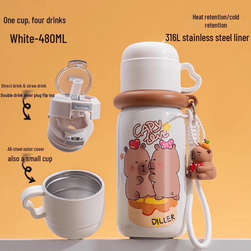 Dilebaier Kids Insulated Straw Cup