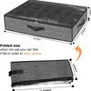 1 Pc Under Bed Shoe Storage Organizer Can Accommodate 12 To 16 Pairs Of Shoes With Transparent Window Breathable Foldable