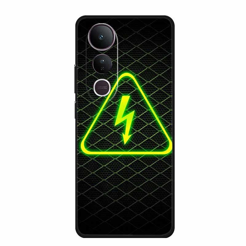 For Vivo V50 Lite 4G 5G Case V 50 lite Coque Popular Black Silicone Soft Back Cover For Vivo Y400 4G 5G Phone Case Cover Y 400