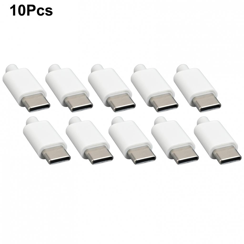 10PCS USB3 1 Type C Male Connectors For PCB Soldering Projects In Two Colors