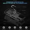 For iPhone 17 Pro Max Shockproof Folding Armor Case For iPhone 17 Air 17 Pro Stand Holder Ring Cover
