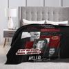 Damon Salvatore The Vampire Diaries Blankets Soft Warm Flannel Throw Blanket Bedspread for Living room Picnic Travel Home Couch