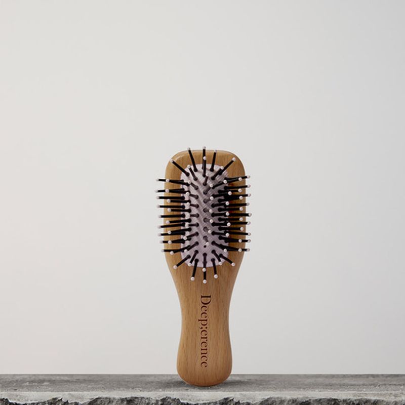 DEEPERENCE Wood Mini Brush [Pink] pink