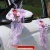 Wedding Car Decoration Floral Set for Handles and Dowry Car