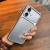 Case for iPhone 16 Plus Metal Texture Matte Back Soft TPU Bumper Shockproof Cover