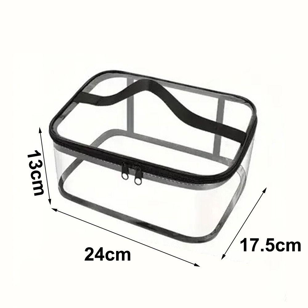 Clear PVC Toy Storage Bag Large Capacity Board Game Storage Puzzle Organizer  Kids Room Storage