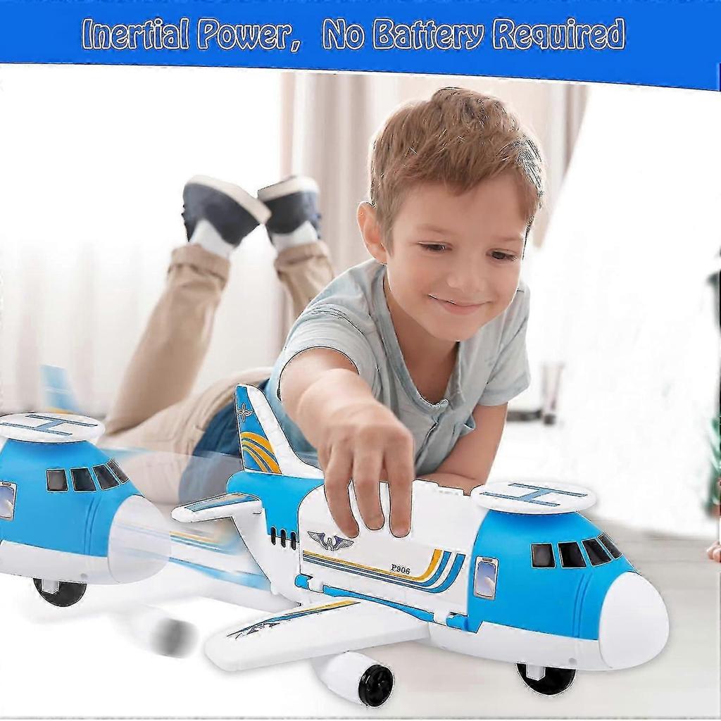 Aeroplane Toy Plane Transporter Toy Playset Gift for Boys Girls