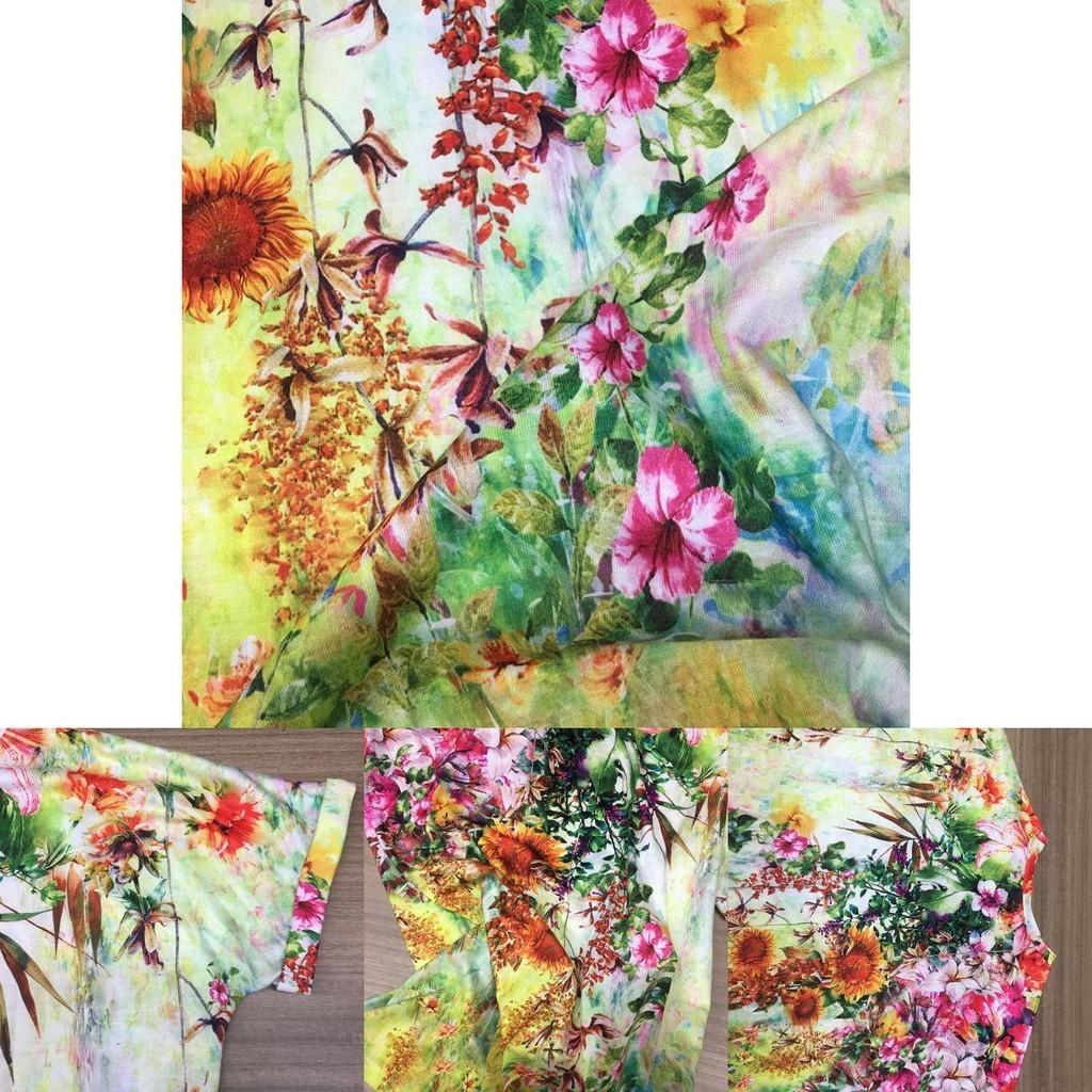 Women's Floral Print Short Sleeve Tops Featuring Soft Material For Ultimate Comfort