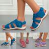 Customize The Latest Pu Retro Fashion Solid Color Sandals And Flat Shoes For Female Memory Foam Sandals For Women Size 9