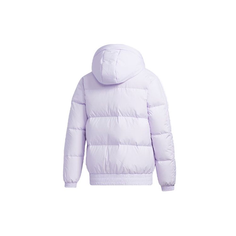 Adidas Neo Outdoor Warm Windproof Casual Sports Down Jacket Winter Women Jacket Purple GJ8825