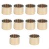 10 Billiard Cue Ferrules for Stick Maintenance Compact Copper Parts