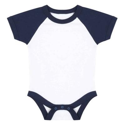Macacão de Bebê Essencial de Manga Curta Estilo Baseball Larkwood