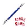 Silicone Nail Brush NailArt Pen Duals Tipped Silicone Nail Tools NailArt Sculpture Pen NailArt Brushes Art Tools For Home