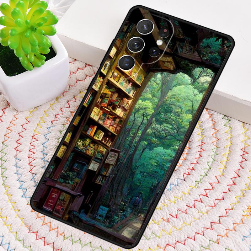 Library Bookish Silicone Phone Case For Samsung Galaxy Note 10 Pro S26 S25 S24 S23 S22 S21 Plus S25Ultra Capa Cover