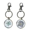 Natural Flower Keychain Handmade Key Jewelry Dry Flower Key Pendant Resin Texture Flower Bag Pendant Gift for Woman Girl