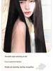 Tomie-Style Lolita Black Long Straight Wig – Natural Fluffy Simulation Hair for Daily Use