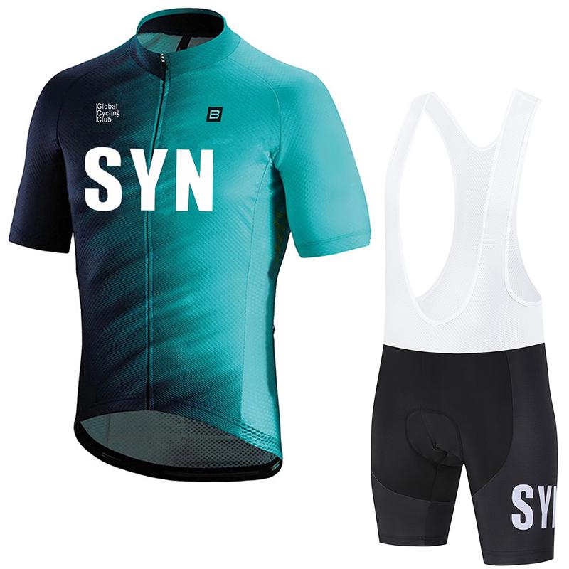 

2026 SYN Cycling Sports Shirt Short Set Men s Cycling Top Cycling Shorts Road Cycling Jersey Cycling Bib Sponge Cushion Shorts XL бежевий