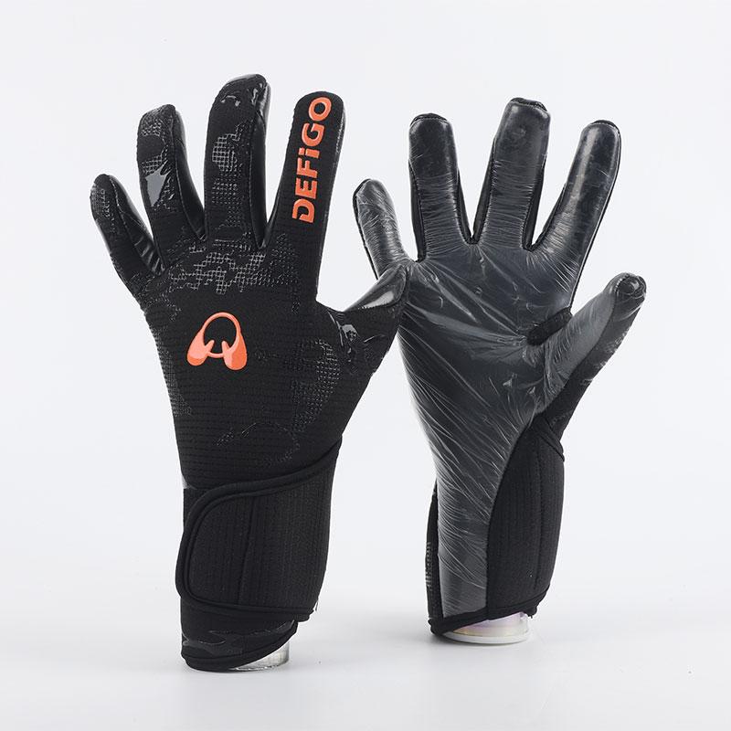 

Professional soccer goalkeeper gloves for children adult thick latex protection non-slip finger protection gloves